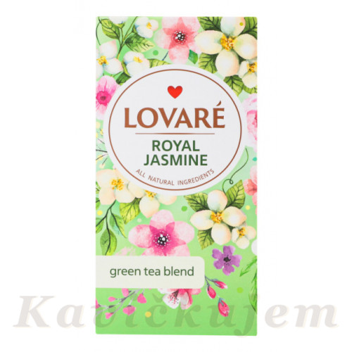 Lovare zelený porc. čaj Royal Yasmine 24x1,5g